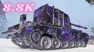 FV4005 Stage II  8.8K Damage 6 Frags   World of Tanks,WoT Replays tank battle