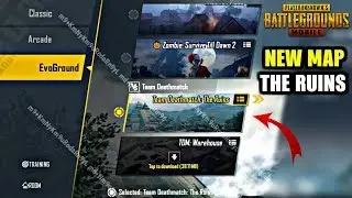 PUBG MOBILE NEW MAP : THE RUINS - TEAM DEATHMATCH (TDM) COMING SOON!🔥🔥🔥