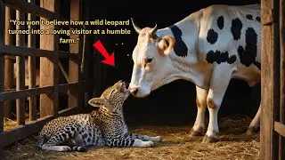 The Unlikely Friendship Between a Leopard and a Cow