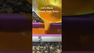How to make turmeric kojic soap at home#soapmaking #turmericsoap #diysoap #homemade