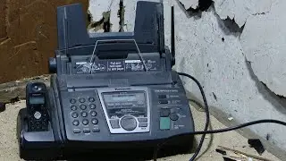 Smash Vintage Panasonic Fax