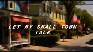 Rvshvd   Small Town Talk LYRICS VIDEO | Generative AI