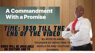 A COMMANDMENT WITH A PROMISE EXODUS 20 : 12 GOD FIRST