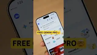 Free GEMINI AI Pro Subscription🥳🥵 #Gemini #AI #Jio
