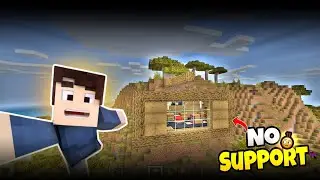 Minecraft Physics Just Broke No Support House 😮