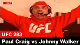 UFC 283: Johnny Walker KO's Paul Craig LIVE REACTION
