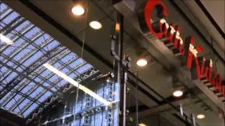 FULL HD 360 WALK AROUND KINGS CROSS ST PANCRAS INTERNATIONAL STATION SHOPS 2014 FROM FORTNUM & MASON