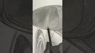 Day 2 of drawing paper until it reflects like mirror #drawing #car #mirror #usa