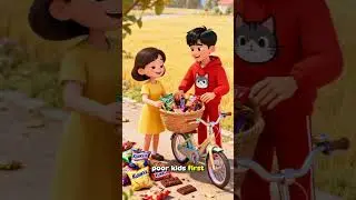 Chocolates Came Out of the Bicycle 😲 | A Fun Kids Cartoon Story #animatedstory #cartoonshorts #short