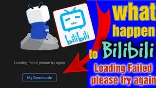 Bilibili app problem/ loading failed please try again later / there is nothing here