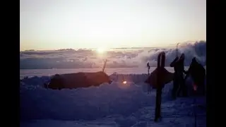Ski Climbing Mount Sanford, Alaska 1983 - Retro