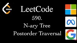 590. N-ary Tree Postorder Traversal | Leetcode | #leetcode #leetcodejava