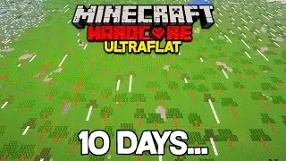I Survived 10 DAYS in Minecraft ULTRA FLAT