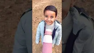 Kids learn to get hydrated 😍 #seemalamba