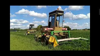 Koszenie koniczyny 2025. 2x Fortschritt E302