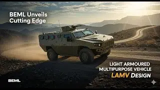 BEML Unveils Cutting Edge Light Armoured Multipurpose Vehicle LAMV Design