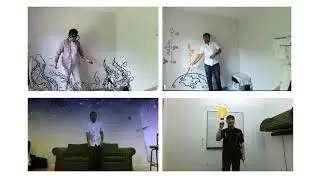 Interactive Body-Driven Graphics for Augmented Video Performance