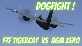 F7F Tigercat dogfight Mitsubishi Zero HSFX mod