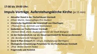 &Uuml;berlingen Aktions-Tag &bdquo;FISCHERH&Auml;USER-VORSTADT&ldquo;