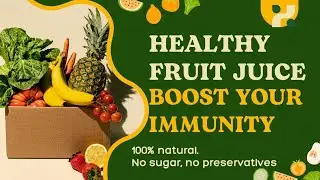КАК ПРИГОТОВИТЬ 100% НАТУРАЛЬНЫЙ СОК ИЗ СМЕШАННЫХ ФРУКТОВ ДЛЯ СЕМЬИ - БЕЗ САХАРА | БЕЗ КОНСЕРВАНТОВ