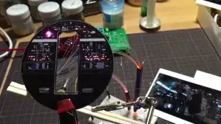 Deagostini Millennium Falcon cockpit LED modify test