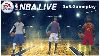 NBA LIVE 19 3v3 Gameplay! NBA Live 19 Best Builds! Must Watch!