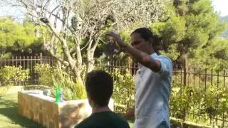 Master Hector Ramos performing Pranic Healing in Greece