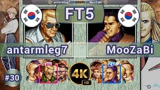 AOF2 - 🇰🇷 antarmleg7 vs MooZaBi 🇰🇷 FT5 /4K 60 FPS #aof2 #artoffighting2 #team99hits #t99h #fightcade