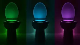 Обзор LED-подсветки для унитаза Illumibowl