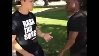 Vine I'll Knock The Black Off You!