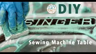 How to Repurpose Old Singer Sewing Machine into DIY Table