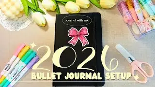 2026 Bullet journal setup 🎀🌷 | Journal with MK 🫶🏻