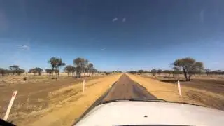 Driving to Jundah