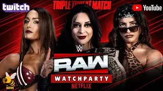 WOMEN'S WORLD TITLE TRIPLE THREAT! - WWE RAW WATCH PARTY!