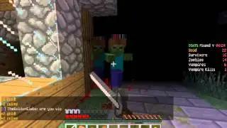 Minecraft minigame:1 серия VampireZ