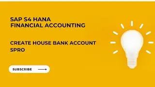 SAP FI - Configuration | Create House Bank Account SPRO