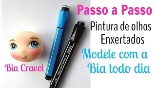 Pintura de Olhos com Canetinha - Passo a Passo - Bia Cravol