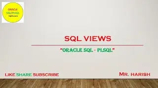 Oracle SQL Views
