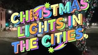 CHRISTMAS LIGHTS in the CITY.