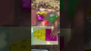 Create DIY Shape Puzzles with MAGNA-TILES Color Shop Sets