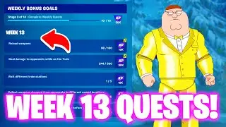 How To Complete Week 13 Quests in Fortnite - All Week 13 Challenges Fortnite Chapter 5 Season 1