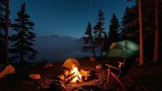 Healing Night Mountain Sounds ASMR for Relaxing Your Mind