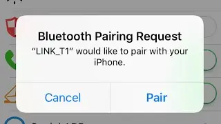 Bluetooth Pairing Request Fix