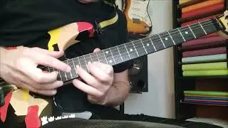 Akira Takasaki :   Loudness - You shook me     tapping lick isolated slow+fast  (clip 3 of 3)