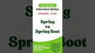 Spring vs Spring Boot: Must-Know differences for interviews! #shorts