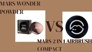 Mars wonder powder vs mars 2 in 1 airbrush comparsion #review#honestreview