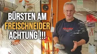 Unkrautb&uuml;rste am Freischneider bzw. der Motorsense! Vorsicht! Tipps vom Experten!