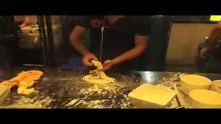 Handgemachte chinesische Nudeln in Bangkok
