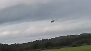 G-CJLL Robinson Raven R44 helicopter does arrived at barton 