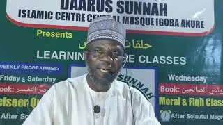 RiyaduSaliheen Kitāb Faḍā&rsquo;il Virtues of Fasting in the Three Sacred Months | Dr. Luqman Idris Sekoni